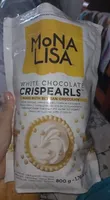 White chocolate crispearls