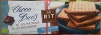 Choco Duo's met 25% melk chocolade