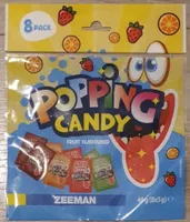 Popping candy fruit flavoured