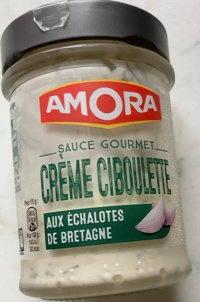 Sauce goutmet crème ciboulette