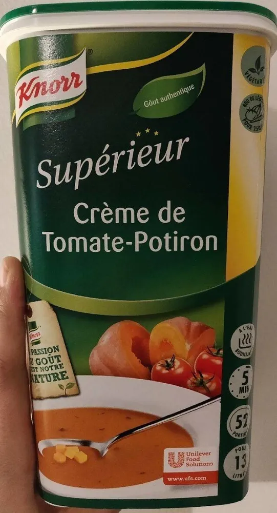 Crème de Tomate-Potiron
