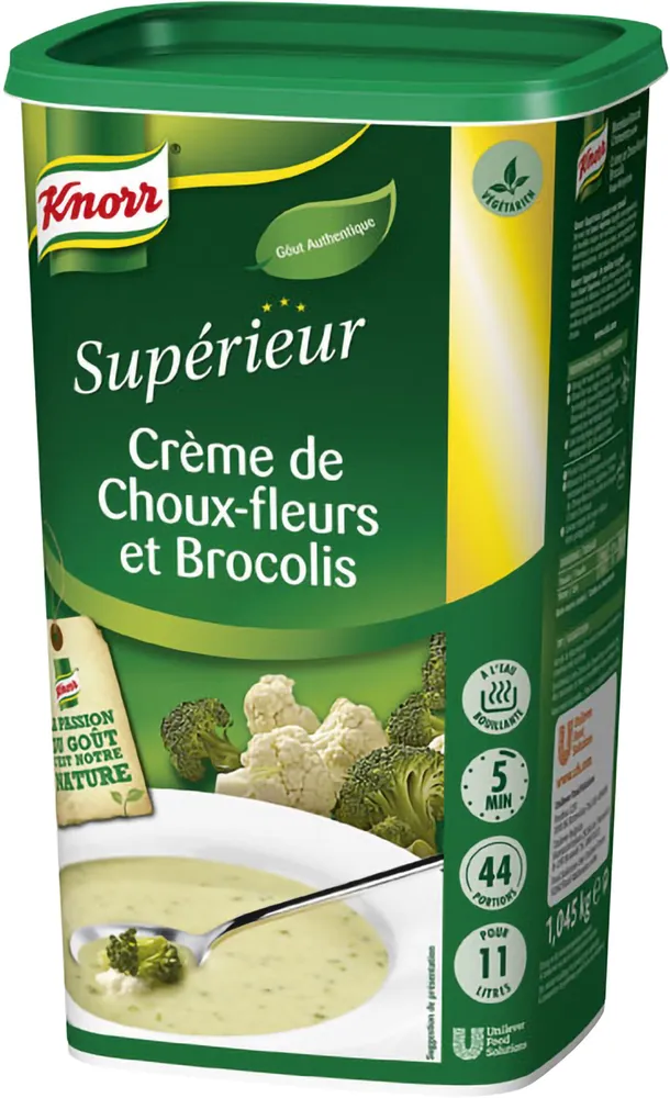 Knorr Supérieur Crème de choux-fleurs brocolis 1,19kg 44 portions