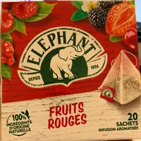 Elephant Infusion Fruits Rouges 20 Sachets