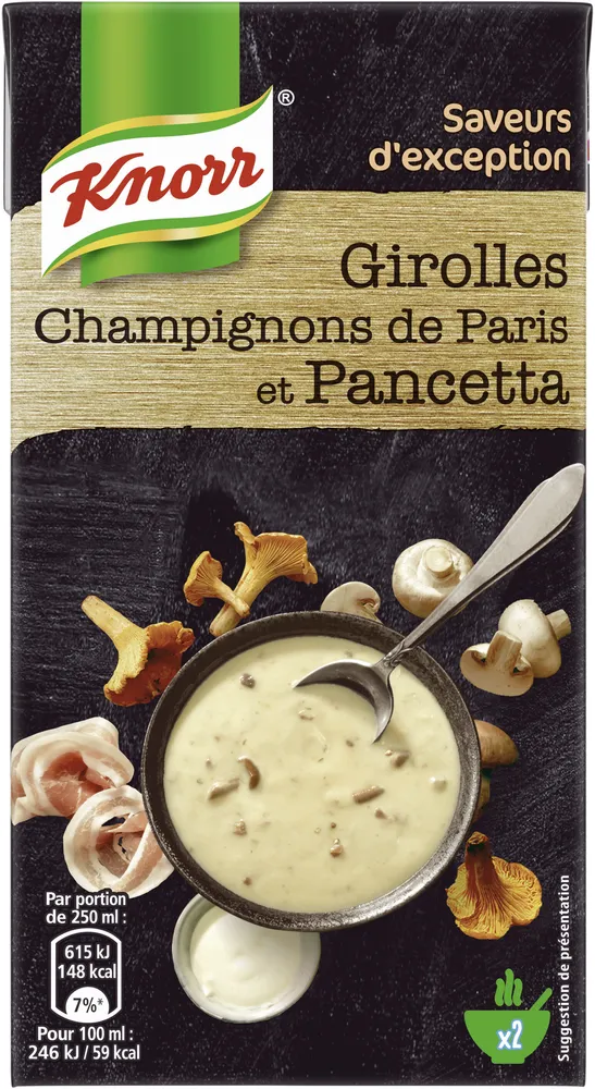 Knorr Saveurs d'Exception Soupe Champignons Pancetta 50 cl