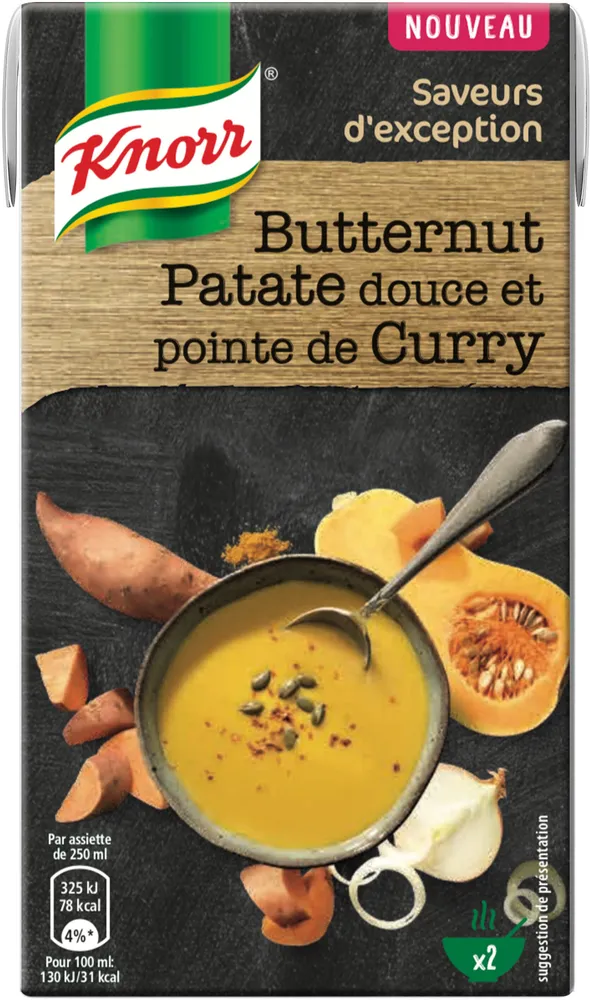 Knorr Saveurs d'Exception Soupe Butternut Curry 50cl