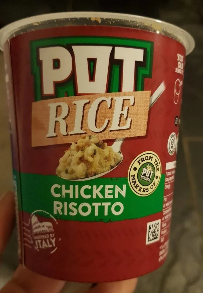 Pot rice chicken risotto
