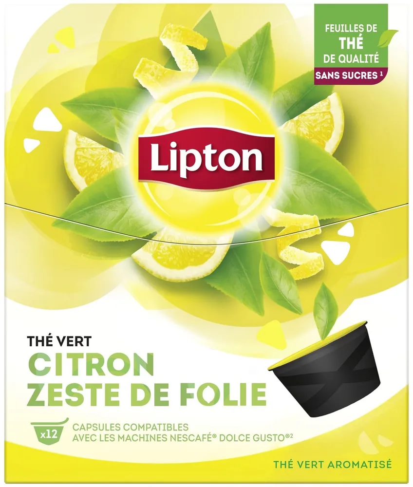 Thé Vert Citron Zeste de Folie Capsules