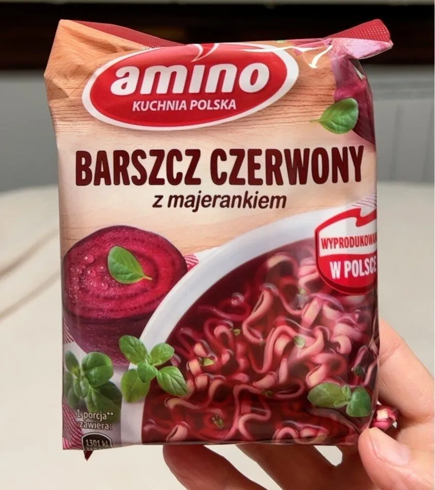 Barszcz czerwony z majerankiem