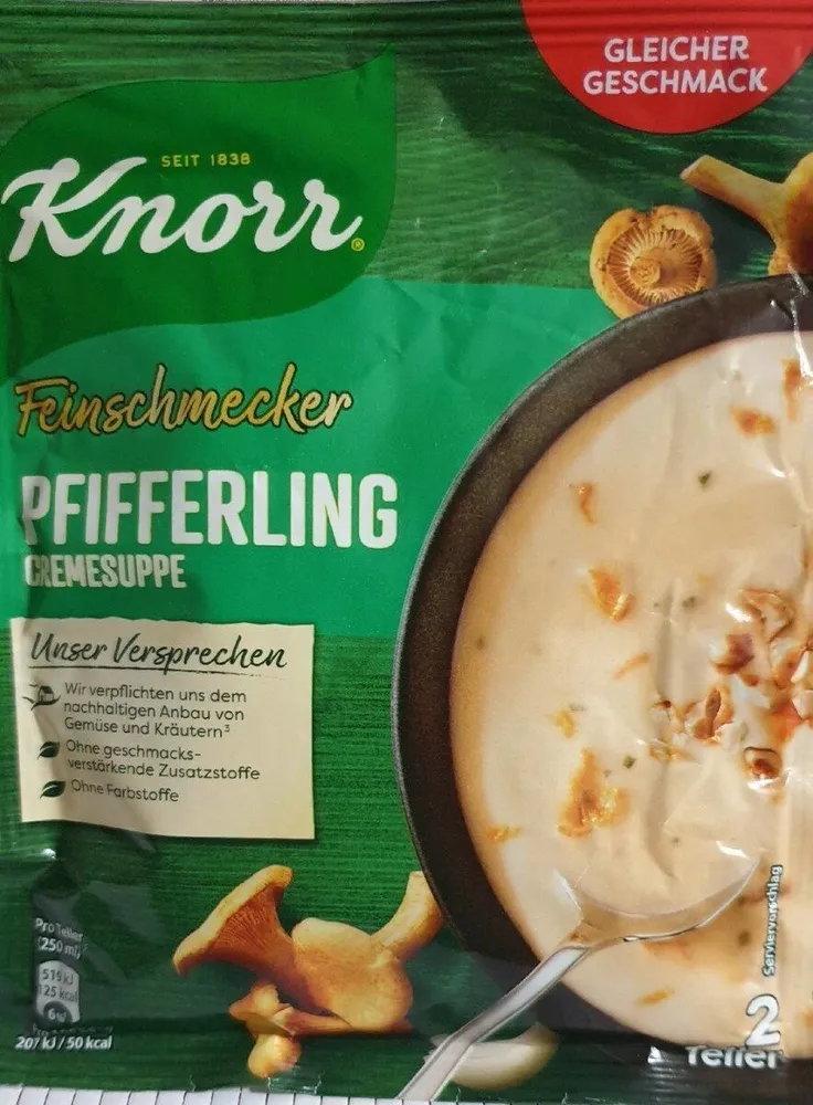 Pfifferling Cremesuppe
