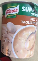 Suppensnack Pilz mit Tagliatelle