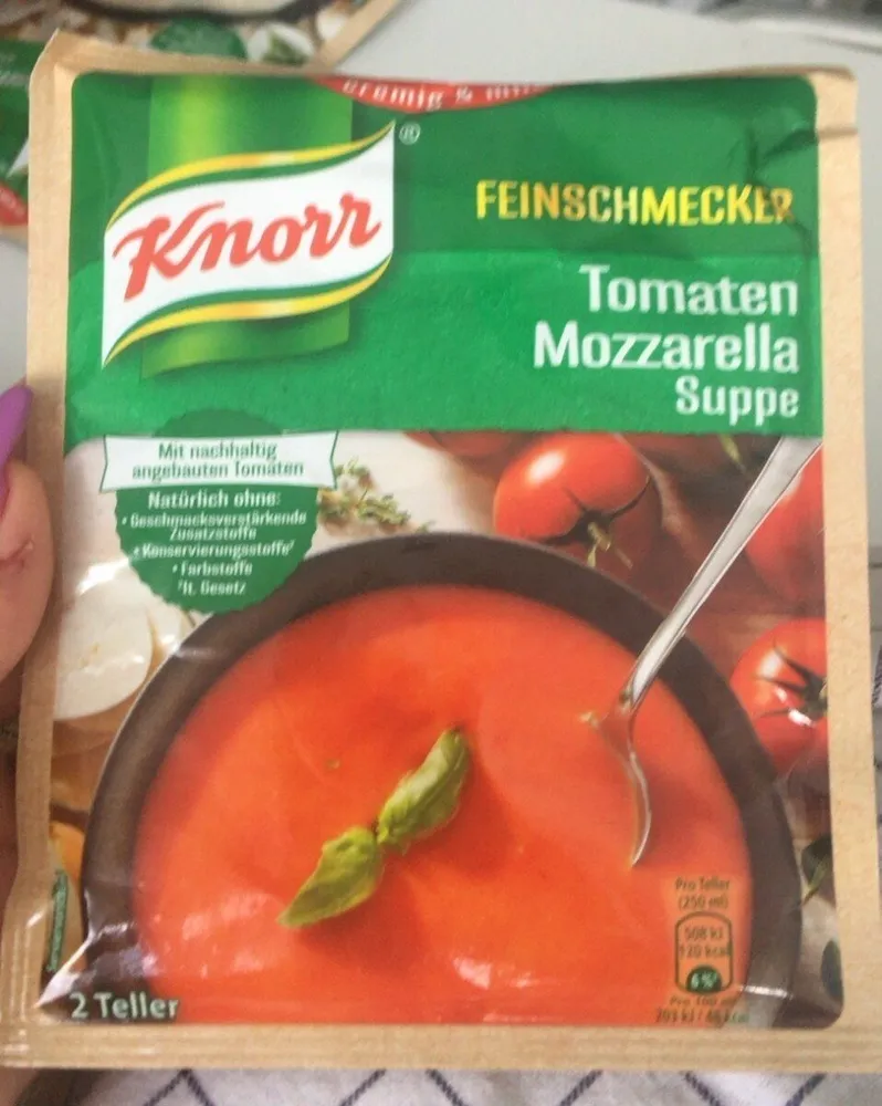 Tomaten Mozzarella Suppe