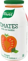 Soupe tomates pointe de basilic
