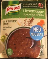Soupe aux lentilles