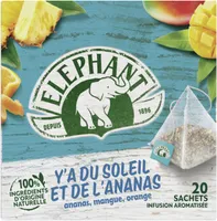 Elephant Tisane Ananas Mangue Orange 20 Sachets Pyramid®