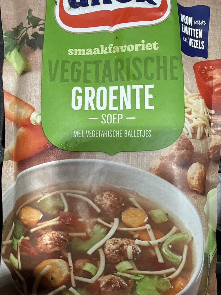 Vegetarische groentensoep