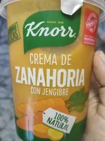 Crema de zanahoria con jengibre