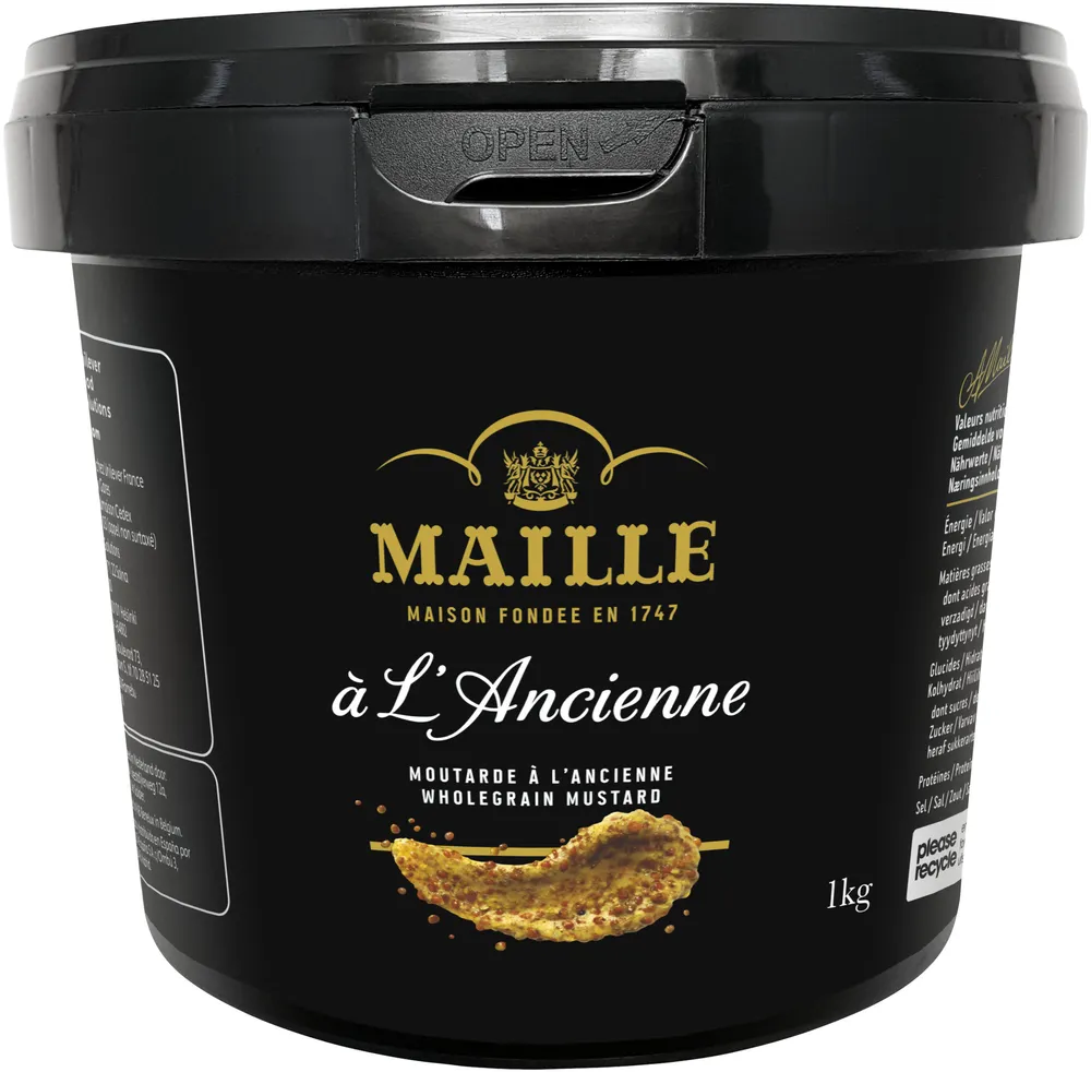 Maille Moutarde à l'Ancienne Seau 1kg