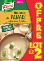 Knorr Riche en Légumes Soupe Liquide Douceur de Panais Brique Lot 2X1L