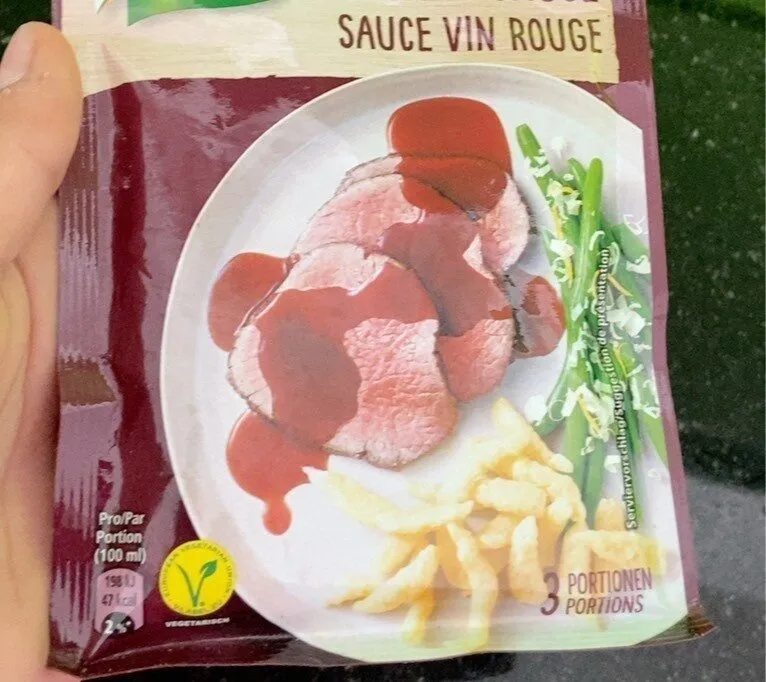 Sauce vin rouge