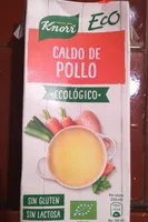 Eco caldo de pollo ecológico, sin gluten y sin lactosa envase 1 l