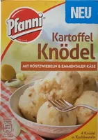 KartoffelKnödel mit Röstzwiebeln & Emmentaler Käse