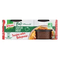 Knorr Bouillon Marmite Bio Saveur Boeuf 104g 4 Portions