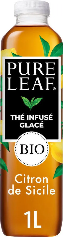Thé infusé glacé bio saveur citron de Sicile