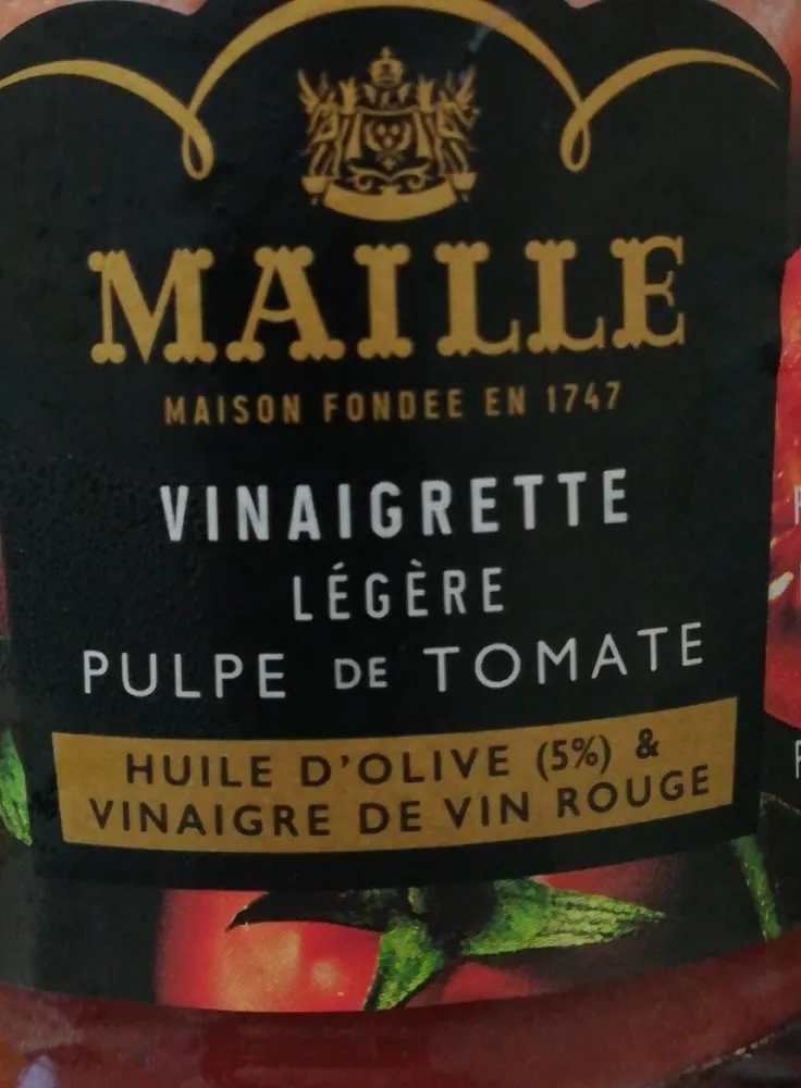 Vinaigrette légère Pulpe de tomate
