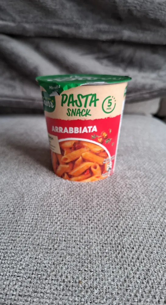 Pasta snack arrabbiata