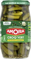 Amora Croq'Vert Cornichons Fins Bocal 540g