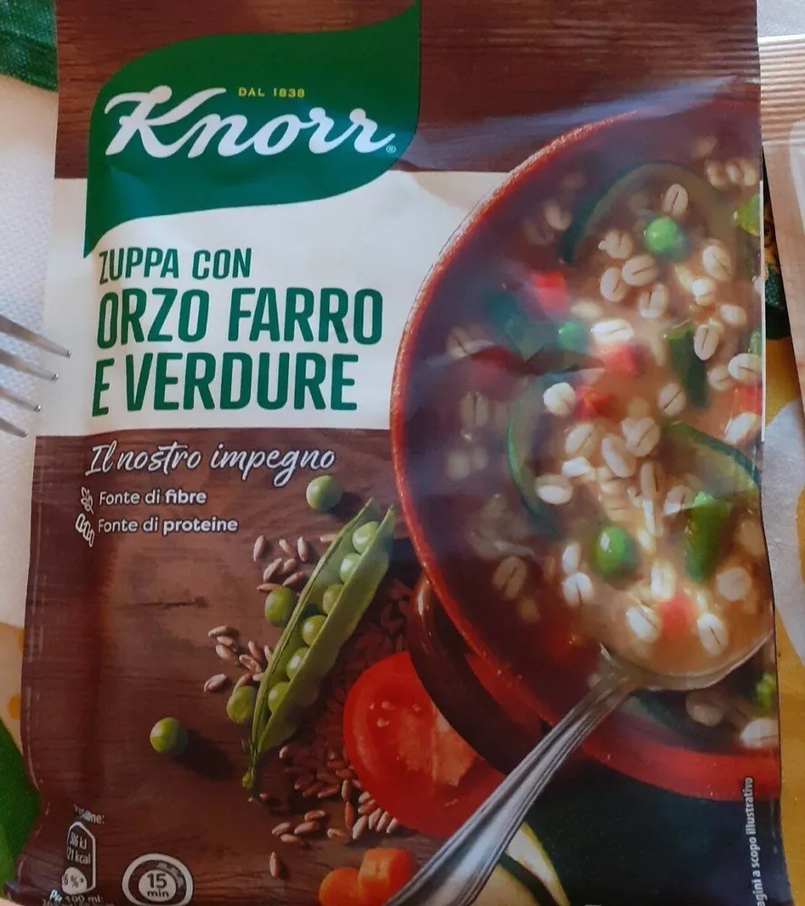 Orzo farro verdure