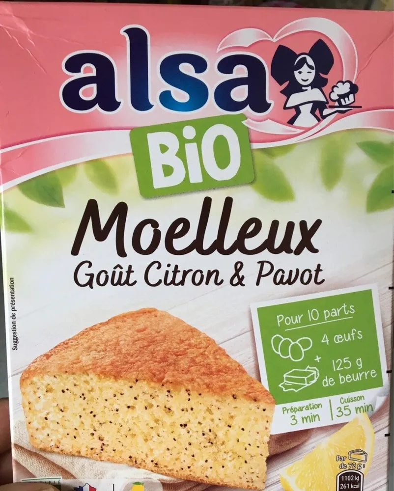 Moelleux citron pavot