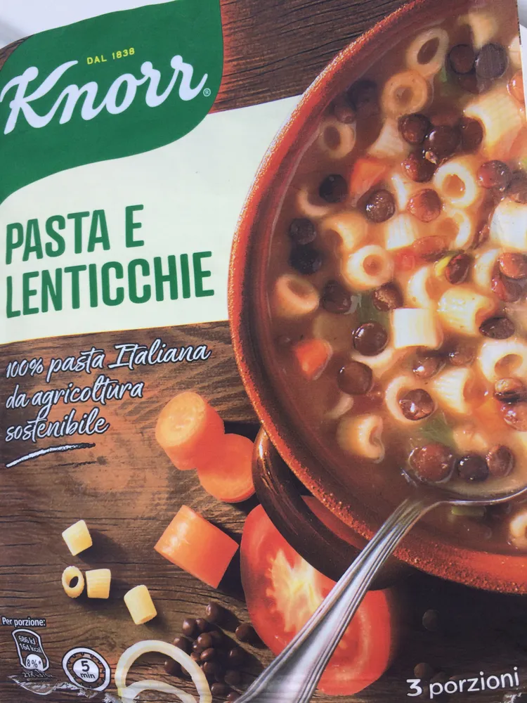 Pasta e lenticchie