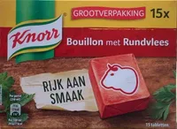 Knorr bouillon met rundsvlees