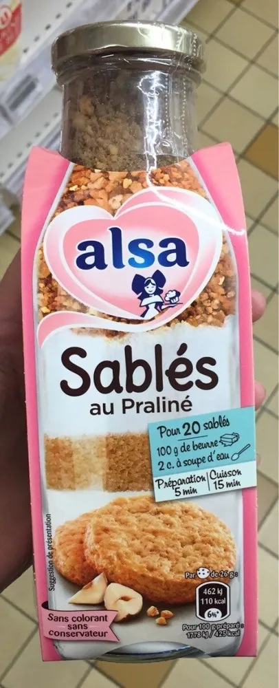Sablés au praliné