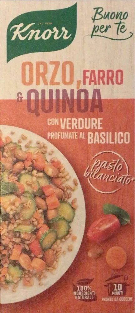 Orzo, farro & quinoa