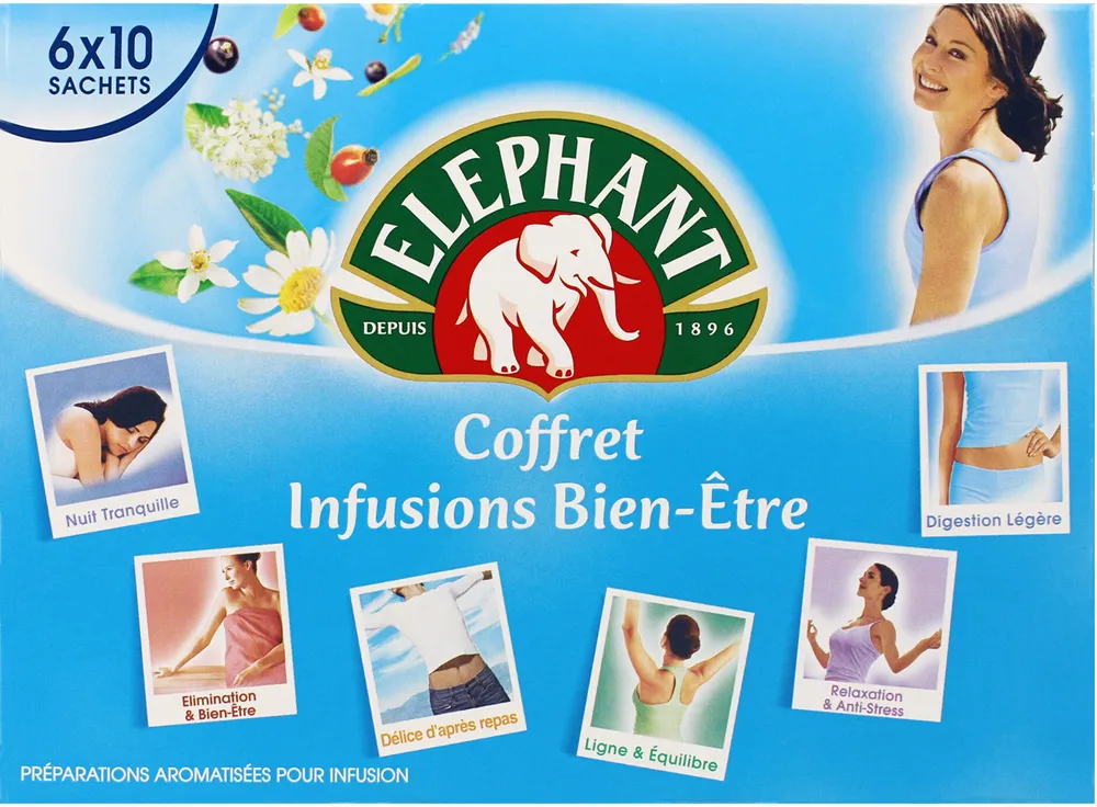 Elephant Infusions Coffret Bien-Etre 60 Sachets