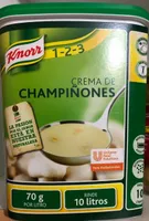 Crema de champiñones