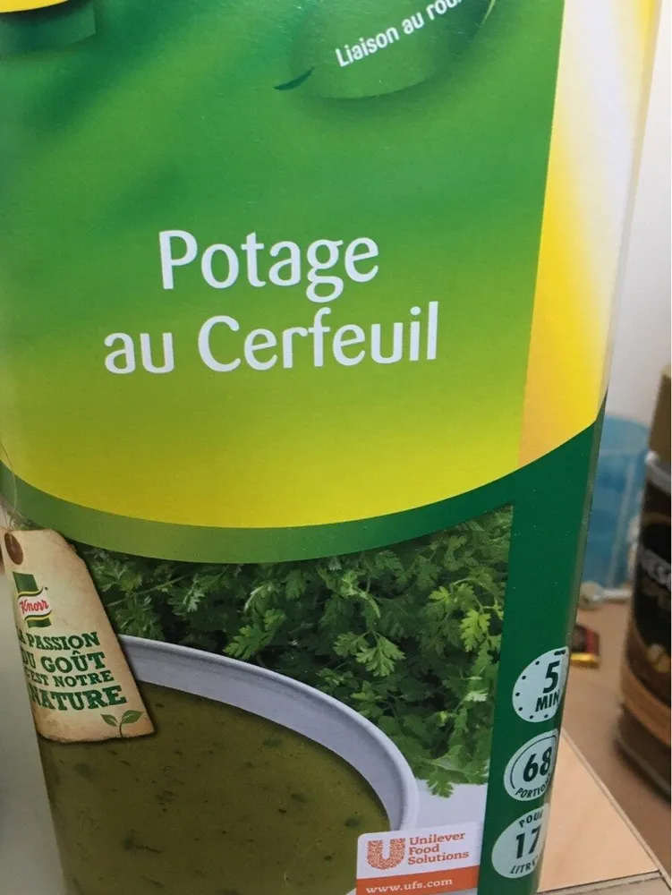 Potage au cerfeuil