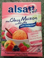 Alsa, Ma glace maison aux fruits, 200 gr