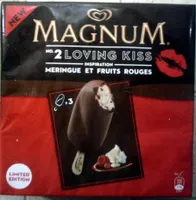 Magnum 2 loving kiss inspiration Meringue et fruits rouges