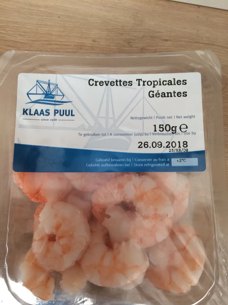 Crevettes Tropicales Décortiquées