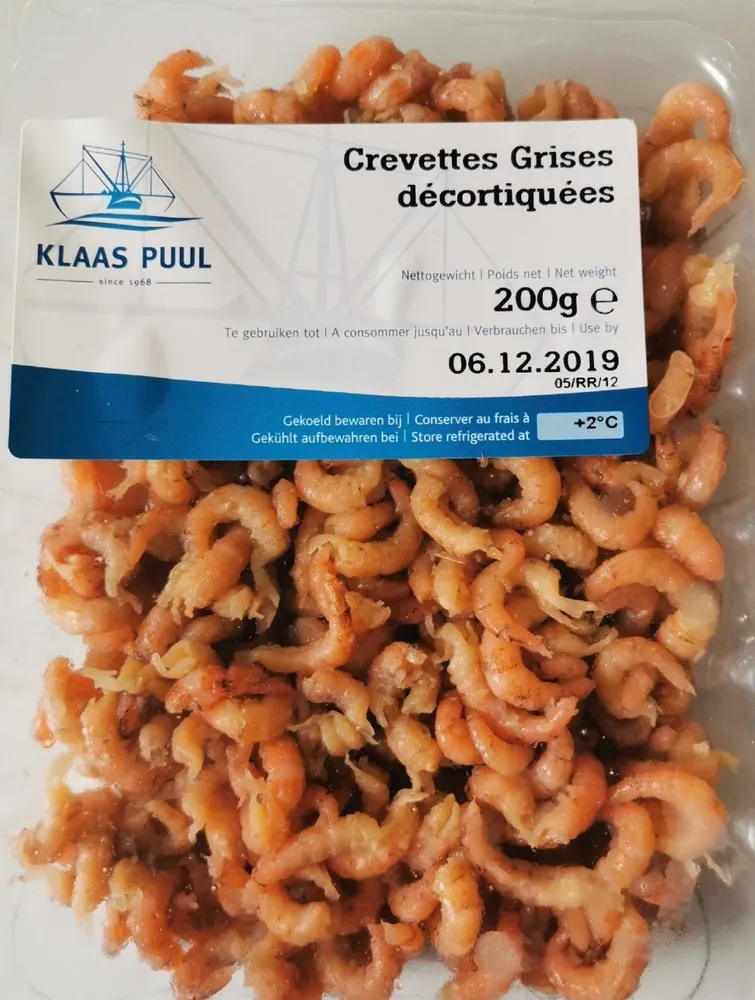 Crevettes grises decortiquees