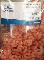 Crevettes roses décortiquées