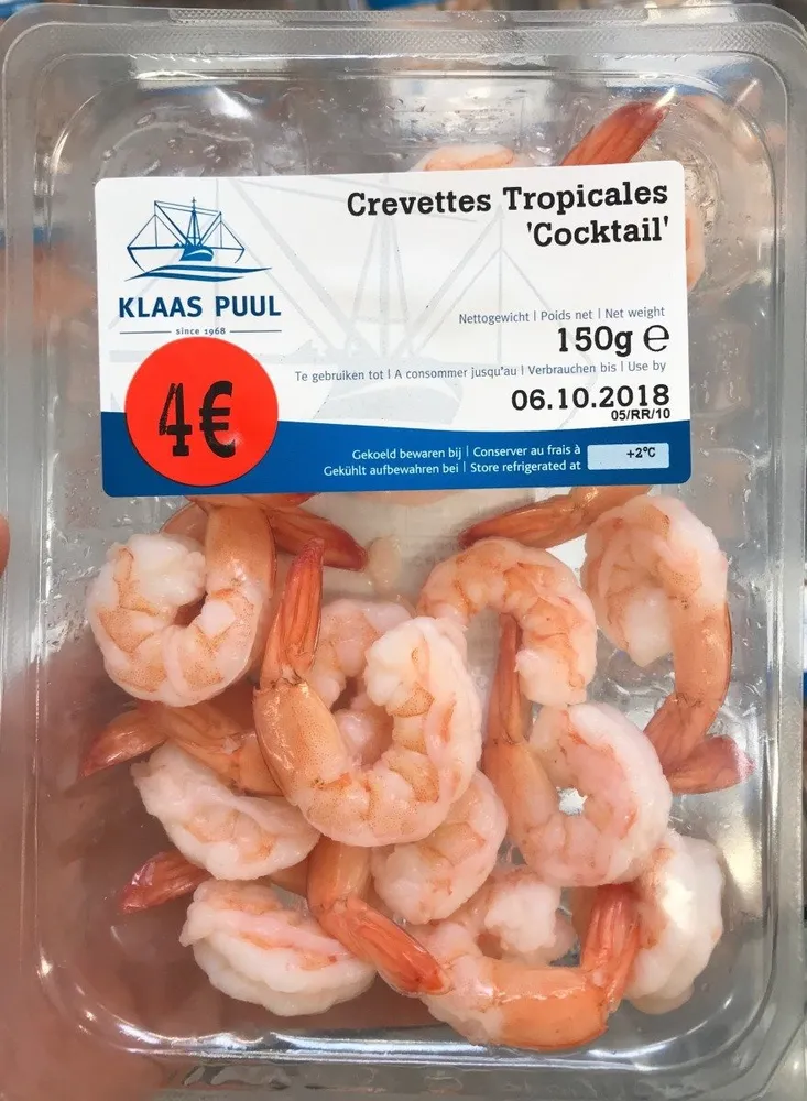 Crevettes tropicales