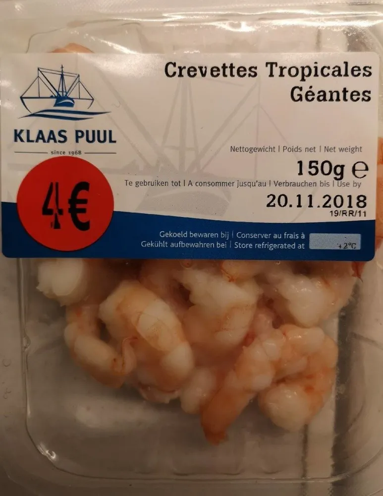 Crevettes Tropicale géantes