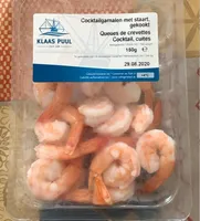 Queues de crevettes cocktail, cuites