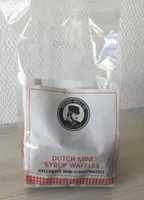 Dutch mini syrup waffles