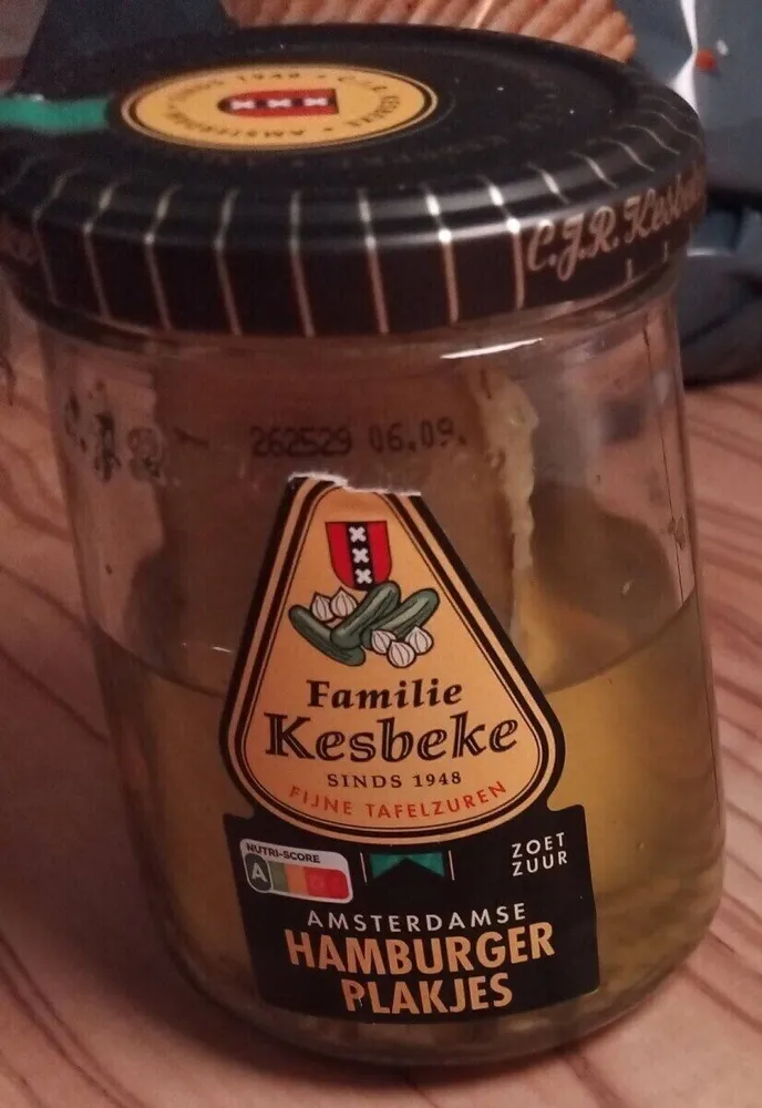 Hamburger plakjes