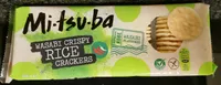 Wasabi crispy rice crackers